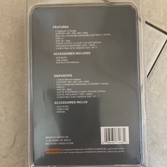 Sylvania brand new MP3 player - Picture 2 of 2